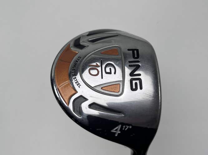 Ping G10 4 Fairway Wood 17* TFC 129 F Soft Regular Senior Graphite Mens RH