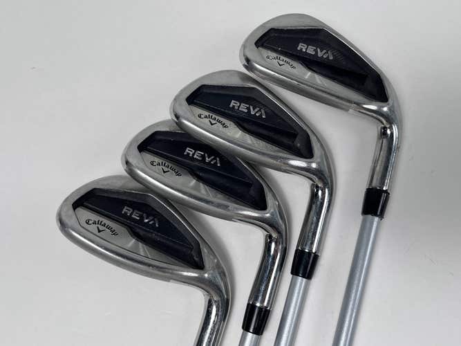 Callaway REVA Iron Set 7-PW Reva Ladies Graphite Womens RH Undersize Grips