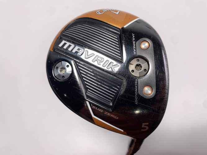 Callaway Mavrik Sub Zero 5 Fairway Wood 18* Even Flow Riptide 6.0 60g Stiff RH