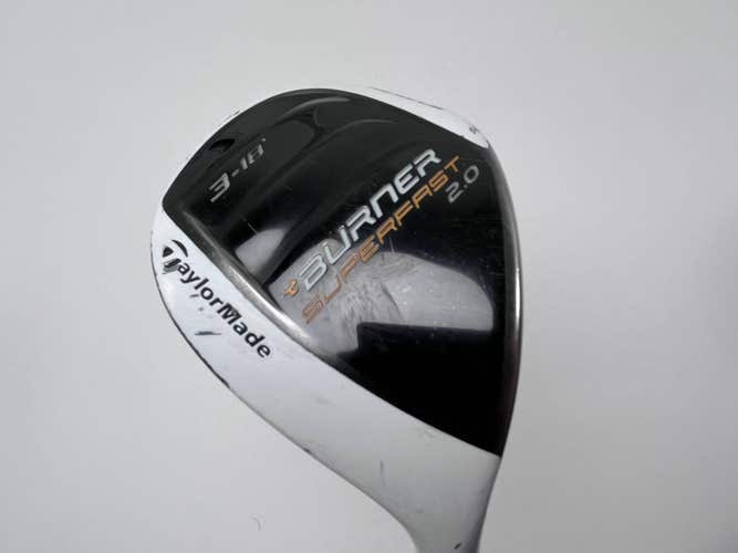 TaylorMade Burner Superfast 2.0 3 Hybrid 18* REAX 60g Regular Graphite Mens RH