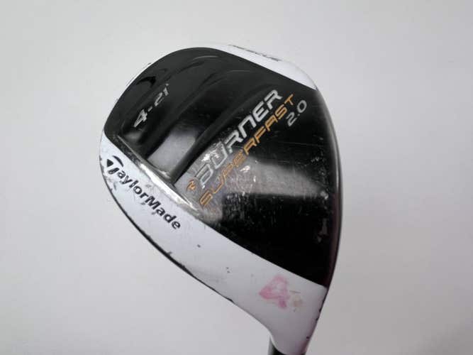 TaylorMade Burner Superfast 2.0 4 Hybrid 21* REAX 60g Regular Graphite Mens RH
