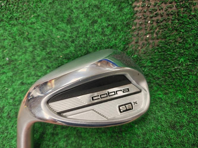Cobra SB-X Gap Wedge GW Steel Shaft 52 Degree Left Handed Mint KBS 125 Stiff