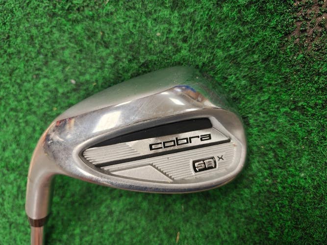Cobra SB-X Lob Wedge LW Steel Shaft 60 Degree Left Handed Mint KBS 125 Stiff
