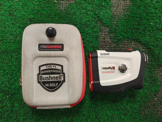 Bushnell Tour V4 Slope Edition Laser Rangefinder w Case