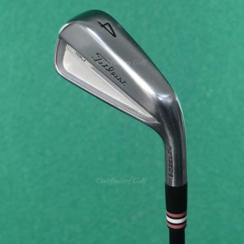 Titleist 2023 T150 Forged Single 4 Iron TT AMT Red Black Onyx R300 Steel Regular