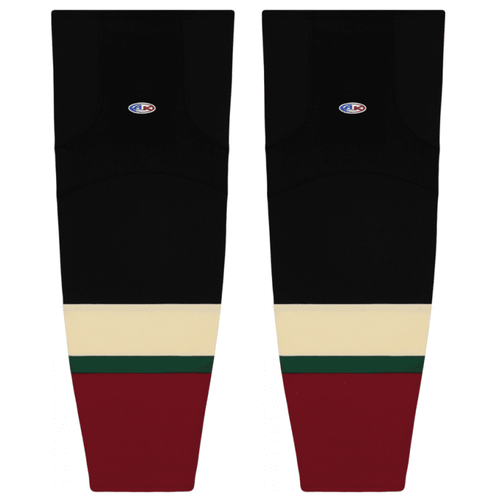 Athletic Knit HS2100-825 2018 Arizona Kachina Black Cut&Sew Mesh Ice Hockey Socks - Intermediate 25"