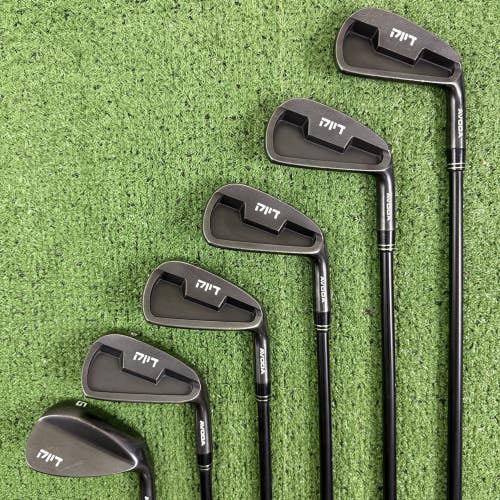 Avoda Origin Same Length Iron Set DLC Black 6-GW Fujikura Axiom Velocore X 105