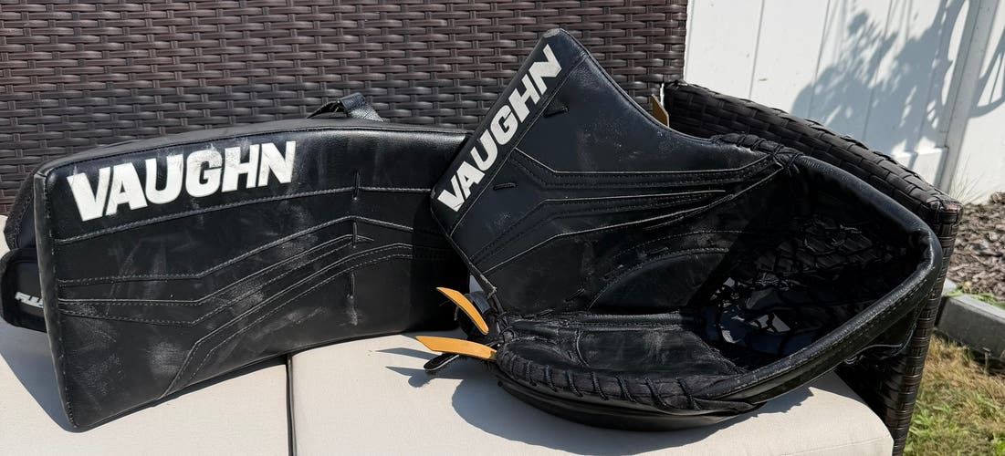 Vaughn Velocity Regular Glove and Blocker Set
