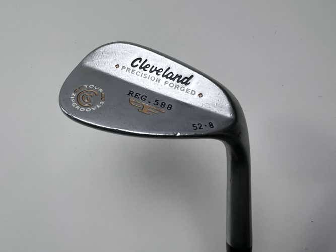 Cleveland 588 Tour Satin Chrome Gap Wedge GW 52* 8 Bounce Tour Concept Wedge RH
