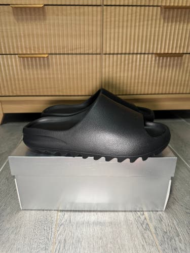 Black Men's Size M 9.0 (W 10.0) Adult Adidas Sandals (New)