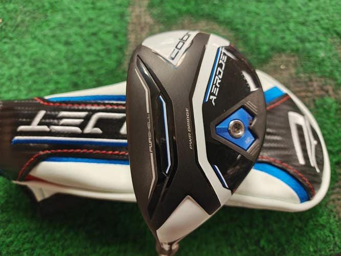 Cobra Aerojet 4 Hybrid 4H 21 Degree Stiff Flex KBS Headcover Left Handed LH