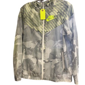 Nike Junior XL Camo Windbreaker Rain Jacket