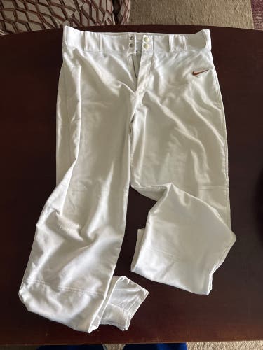 White Men's Large Adult Nike Game Pants (Used)