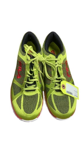 Fila Size 9 Yellow Running Shoes