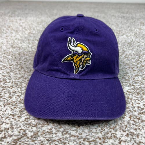 Minnesota Vikings Hat Mens OSFA Purple Casual NFL Football Embroidered Cap 47