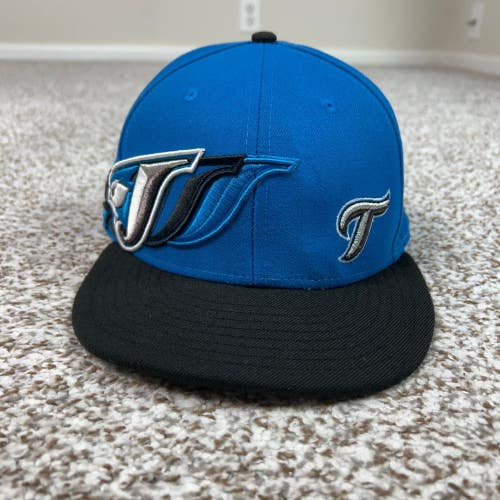 Toronto Blue Jays Hat Mens 7 3/8 Fitted Blue MLB New Era 59FIFTY Baseball MLB
