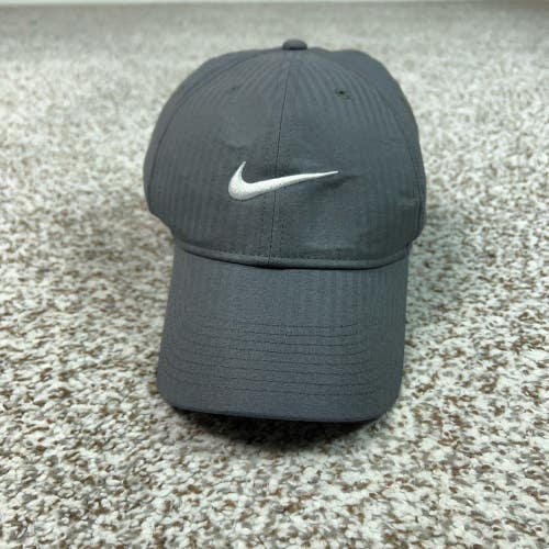 Nike Hat Mens OSFM Gray Golf Dri-FIT Adjustable Swoosh Cap Legacy91 Sports Logo