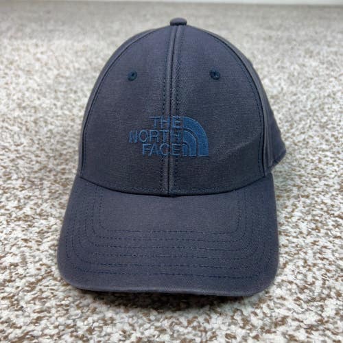 The North Face Hat Mens One Size Navy Blue Casual Hiking Logo Strapback Cap Gorp