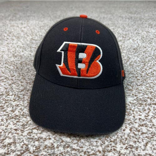 Cincinnati Bengals Hat Mens OSFA Black Sport NFL Football Logo Cap Strapback 47
