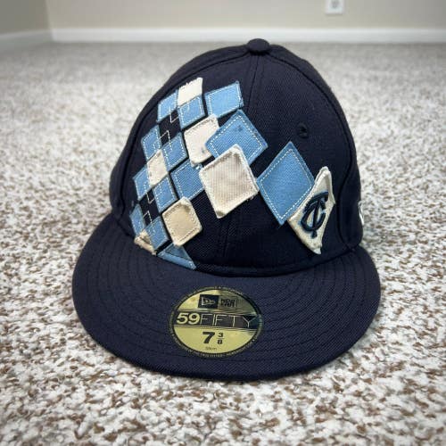Minnesota Twins Hat Men 7 3/8 Navy Blue Baseball MLB Argyle Wool New Era 59FIFTY