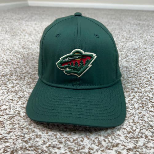 Minnesota Wild Hat Mens OSFA Green NHL 9SEVENTY Cool Era Snapback Cap Hockey