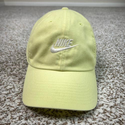 Nike Hat Mens One Size Yellow Heritage86 Casual Adjustable Logo Cap Sport Casual