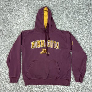 Minnesota Golden Gophers Sweatshirt Hoodie Mens Medium Red NCAA Colosseum