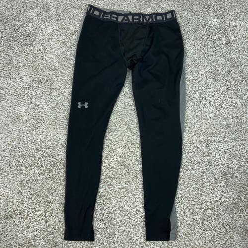 Under Armour Pants Mens Large Black ColdGear Compression Leggings Baselayer