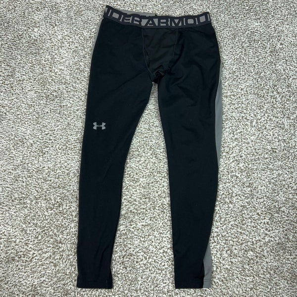 Under Armour Pants Mens Large Black ColdGear Compression Leggings Baselayer