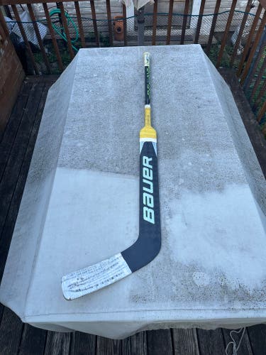 Senior Bauer Agent Full Right Goalie Stick 26" Paddle (Used)