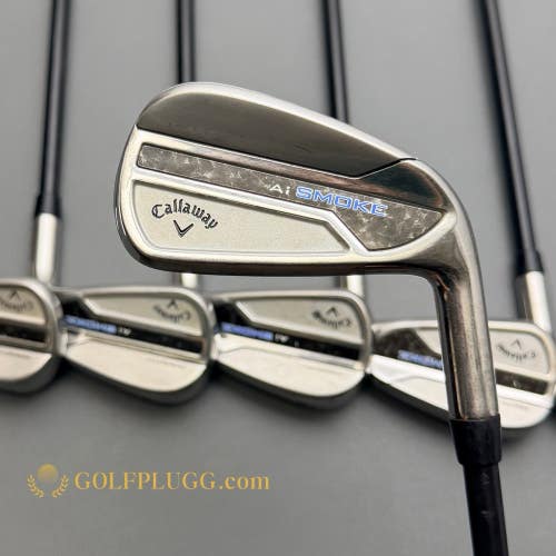 Callaway Paradym Ai Smoke Iron Set 5-AW / Elevate Steel, Stiff (215)