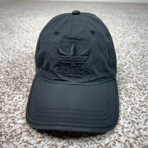 Adidas Hat Mens OSFM Black Athletic Originals Trefoil Adjustable Hat Cap Casual