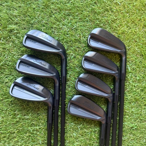 Titleist Black T100 Forged Iron Set 4–PW | Dynamic Gold 105 S300 Shafts | RH | Golf Pride Grips