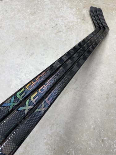 3 PACK 80 Flex Custom P28 Senior CCM XF Ghost Pro Left Hand Hockey Stick (New) Pro Stock