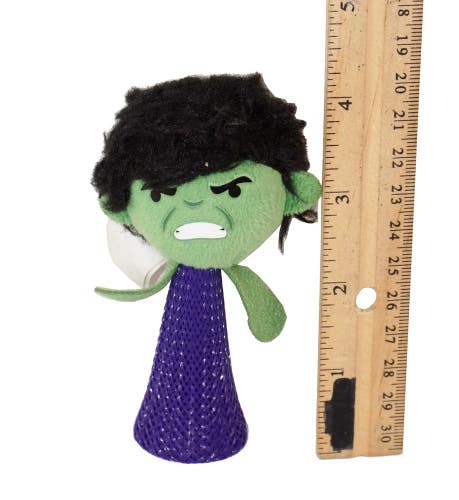 Mini Hulk Finger Plush Head Puppet - Marvel Comics Toy - DesignWare Figure 2020