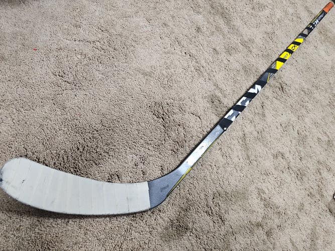 RICKARD RAKELL 17'18 Anaheim Ducks NHL Game Used Hockey Stick COA a