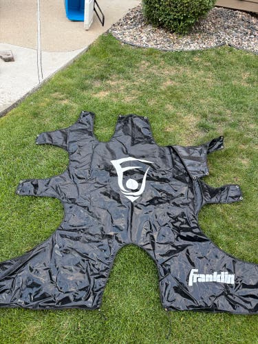 6 feet by 6 feet Artificial goalie for lacrosse net used once