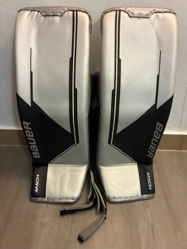 Bauer Supreme Mach Goalie Leg Pads - Senior Large / 35” + 1”