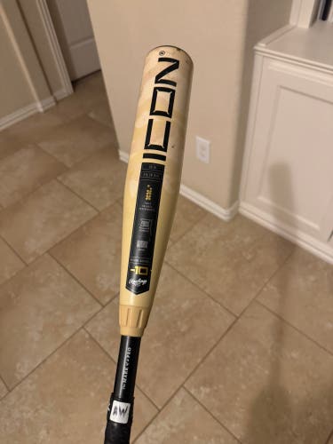 2025 Rawlings Icon Composite USABat Certified Bat (-10) 18 oz 28" (Used)