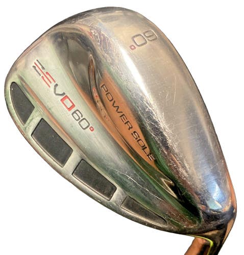 Zevo Power Sole 60* Lob Wedge RH Men's Stiff Steel 35" Good Midsize Wrap Grip