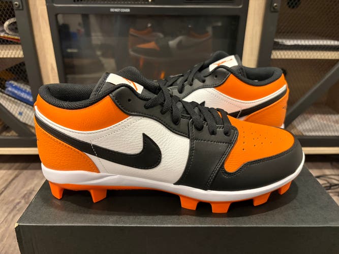 Jordan 1 Retro MCS Low SE Baseball Softball Cleats Size 10 Rare!!! Oregon State Style Nike
