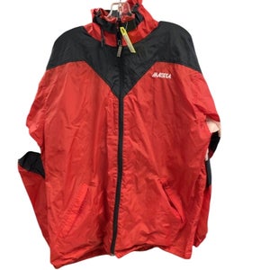 Masita Red & Black Rain Jacket