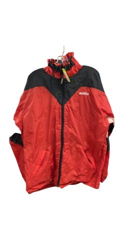 Masita Red & Black Rain Jacket