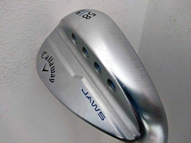 Callaway Jaws MD5 Lob Wedge 58* 8* (Chrome, Low Bounce W-Grind, Steel)