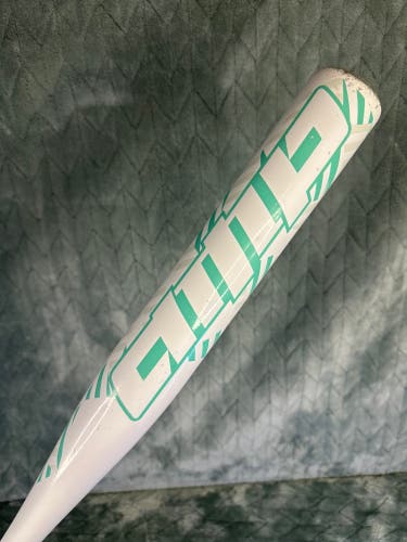 White Rawlings amp Bat (-10) Alloy 18 oz 28" (Used)