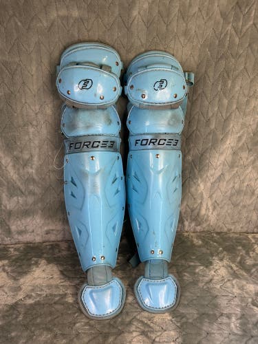 Blue Adult Force3 Pro Gear Catcher's Leg Guard (Used)