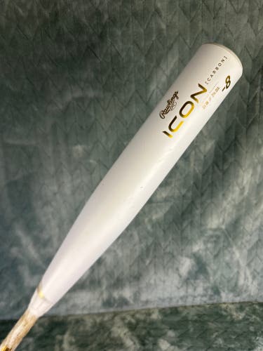 2024 Rawlings Icon Composite Bat USSSA Certified (-8) Composite 23 oz 31" (Used)