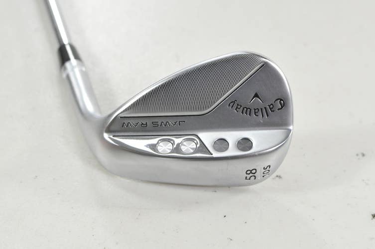 Callaway Jaws Raw Chrome 58*-10S Wedge Right DG Spinner 115g Steel #219173