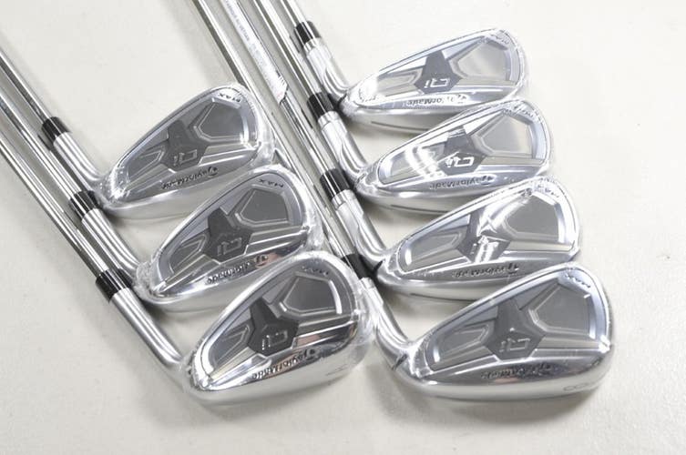 TaylorMade Qi Max 5-PW,AW Iron Set Regular Flex Right KBS MAX MT Steel # 218749