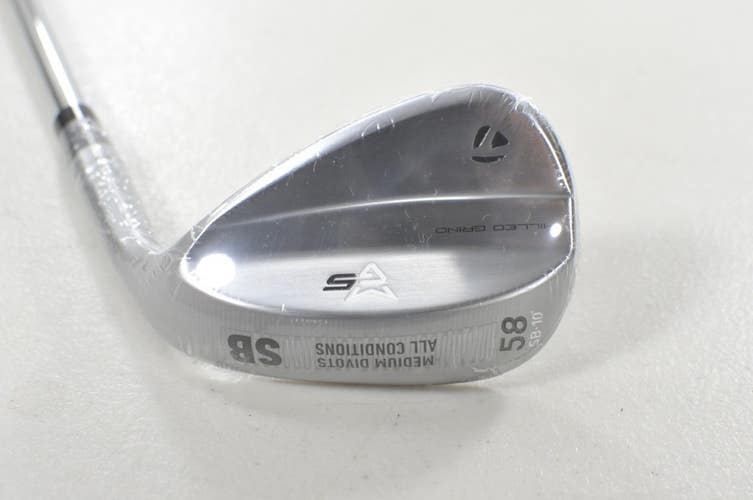 TaylorMade Milled Grind 5 Chrome 58*-10 Wedge Right DG Tour Issue Steel # 218772